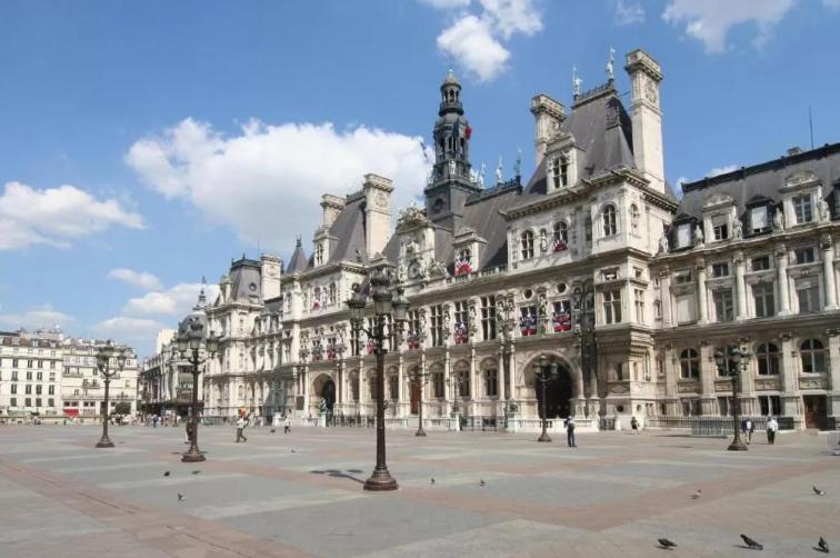 Appartement Quartier Dans Le Marais Hotel De Ville Paris Exterior foto